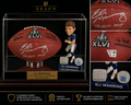 Eli Manning Signed Super Bowl XLVI Football + NY Giants 2× Super Bowl Champion Bobblehead – Fanatics Authenticated